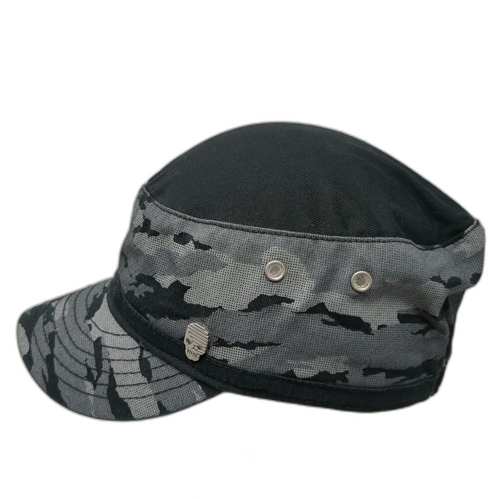 Tony Hawk Army Cap Black Gray One Size Tiger Camo Skull Signature Cotton Hat